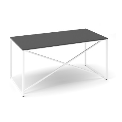 Stůl ProX 158 x 80 cm, Grafit / bílá