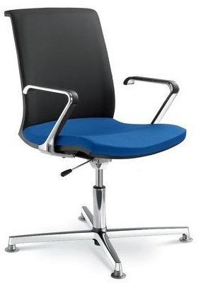 Konferenční židle LYRA NET 204-F34-N6 - černý rám