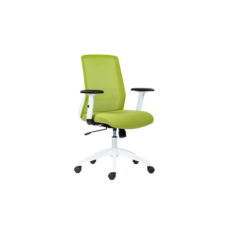 Studentská židle Novello WHITE-GREEN