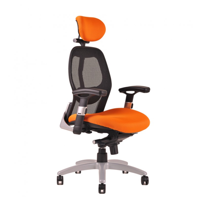 OfficePro Kancelářská židle SATURN, oranžová
