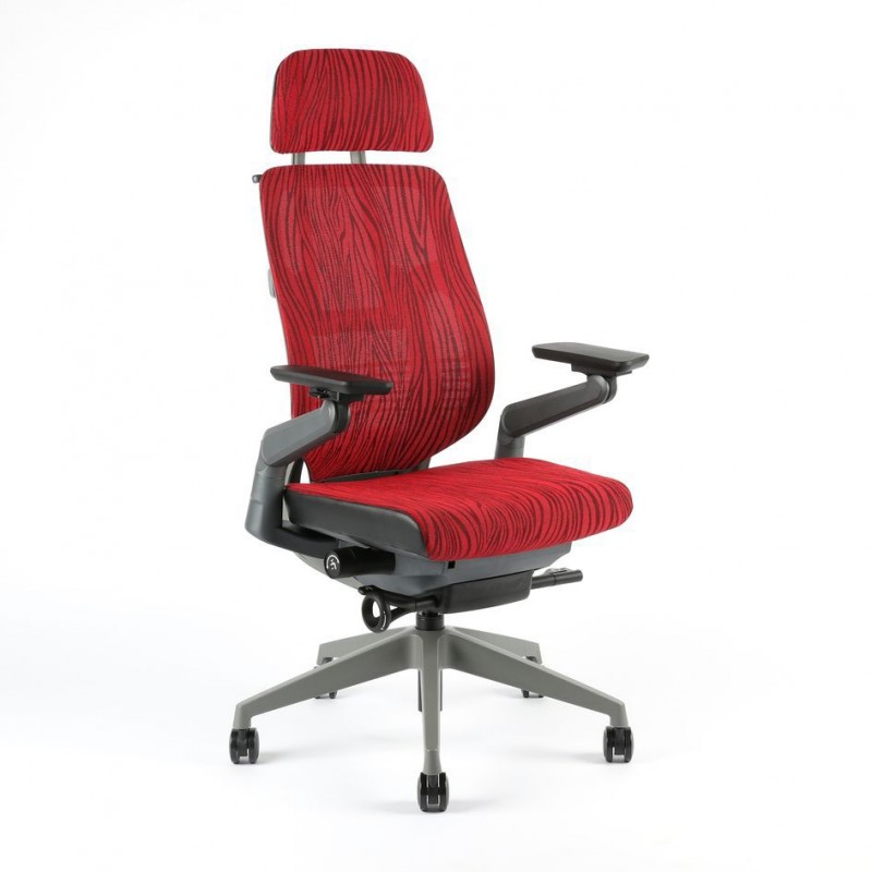 OfficePro Kancelářská židle KARME MESH, červená