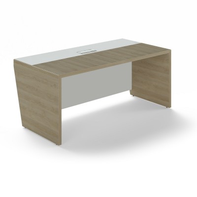 Stůl Trevix 180 x 90 cm, Dub pískový / bílá