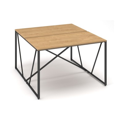Stůl ProX 118 x 137 cm, Dub hamilton / grafit