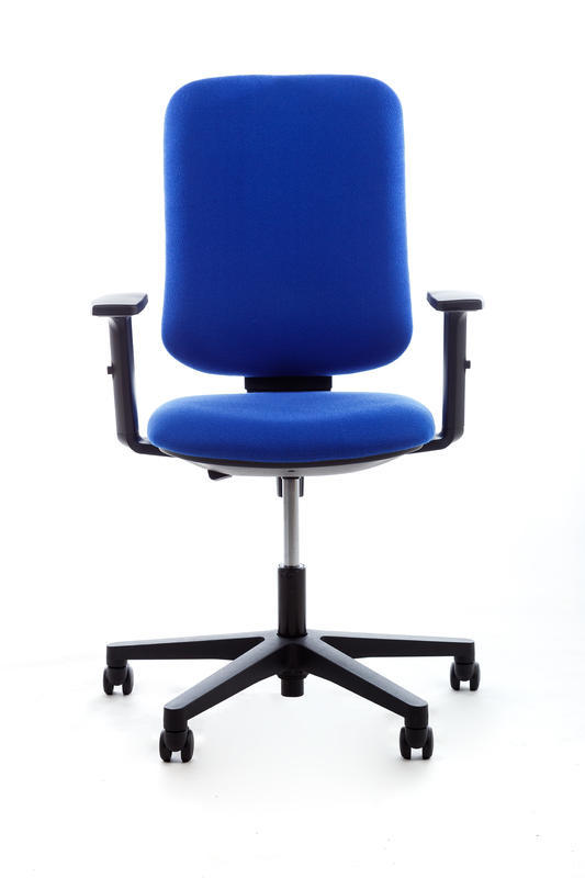 Emagra kancelářská židle EVE, s područkami modrá