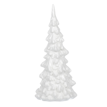 Stromek keramický, na čajovou svíčku.Bílá barva. ALA1184
