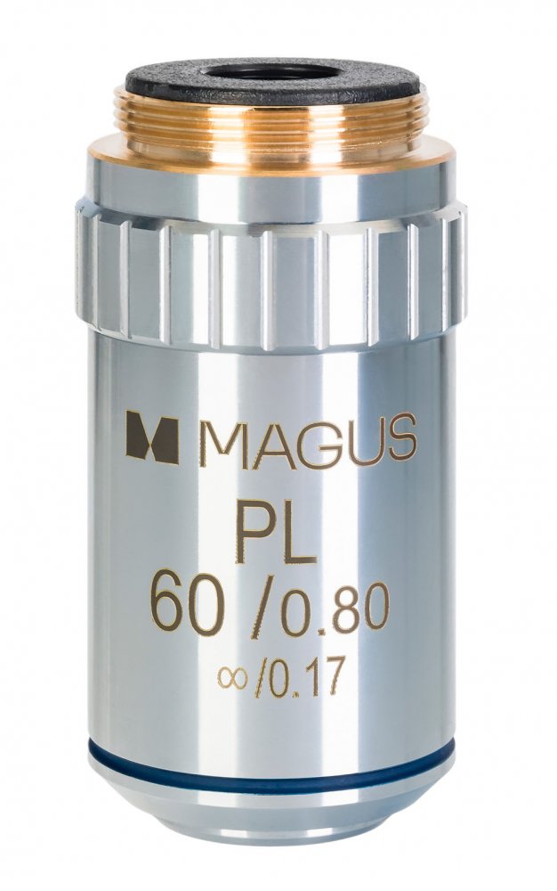 Rovinný objektiv s korekcí na nekonečno MAGUS MP60 60х/0,80 ∞/0,17