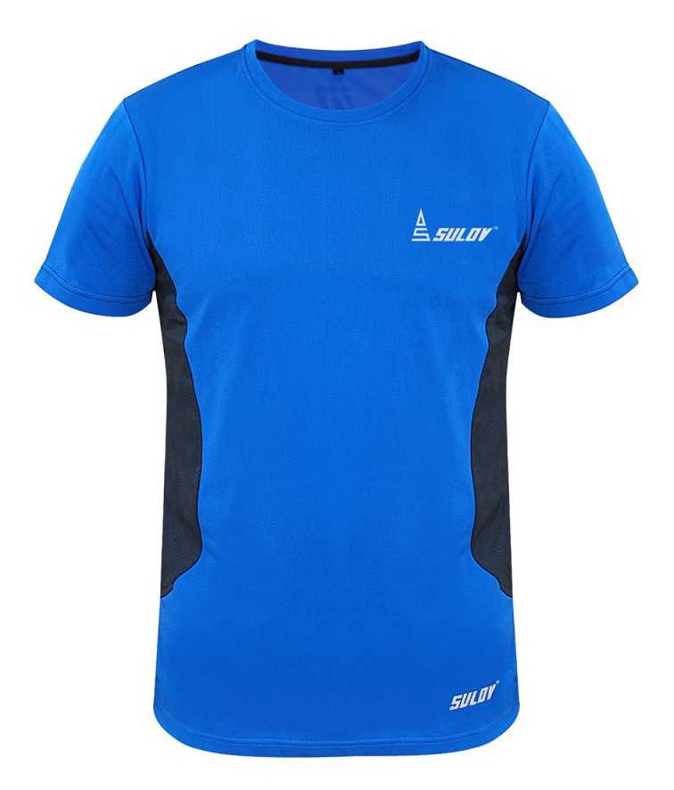 SULOV RUNFIT pánské běžecké tričko modré L L