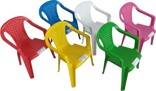 Progarden Židlička plastová dětská žlutá