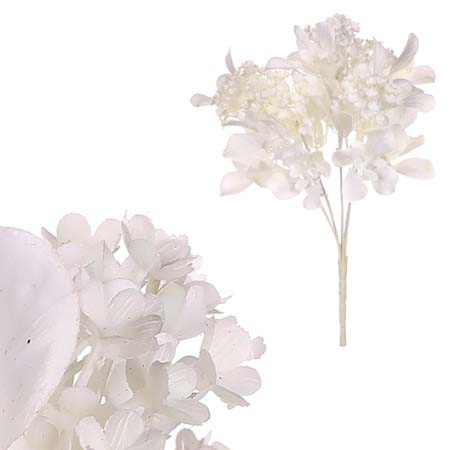 Kytice kvetoucí, bílá barva. SG6119 WH