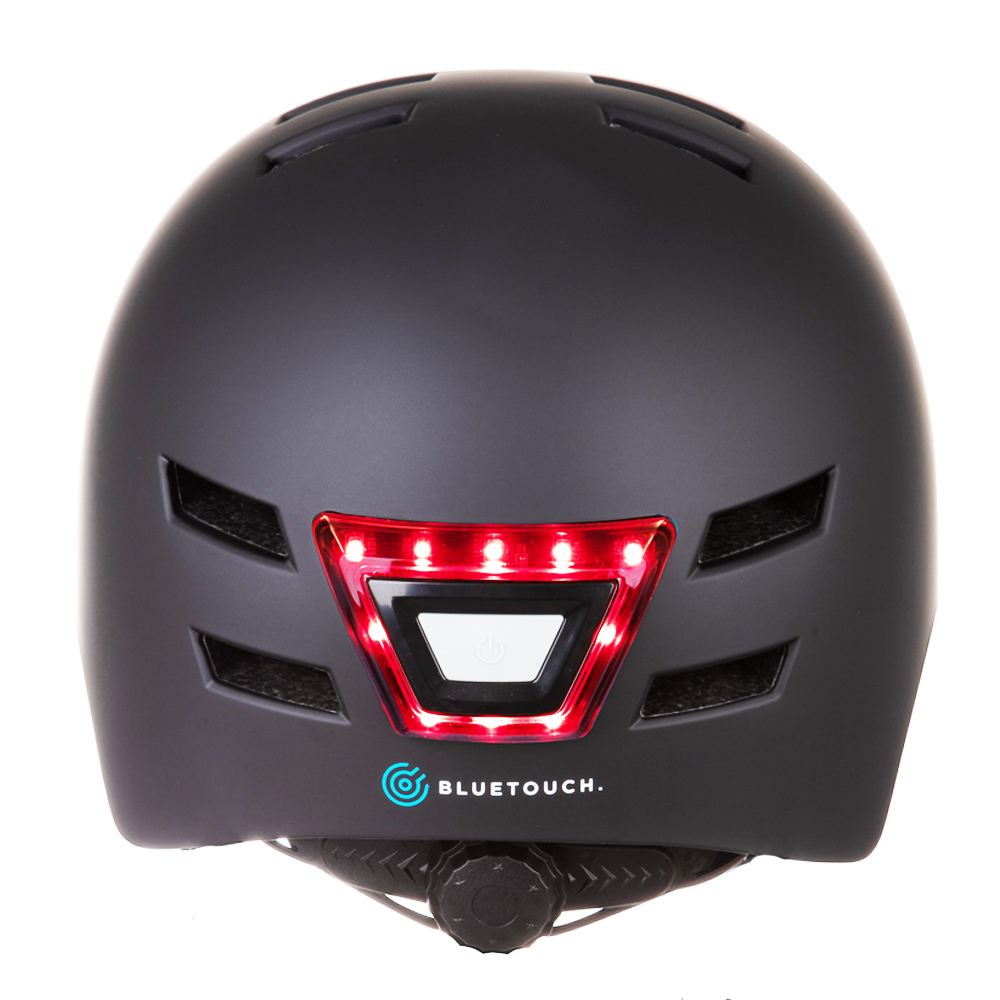Bezpečnostní helma BLUETOUCH černá s LED M/L