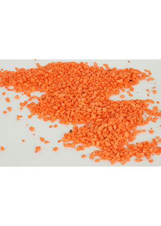 Písek dekorační oranžový 500g YQN002