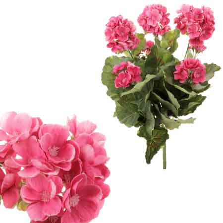 Muškát - kytice z umělých květin, barva růžová. KT7700 PINK
