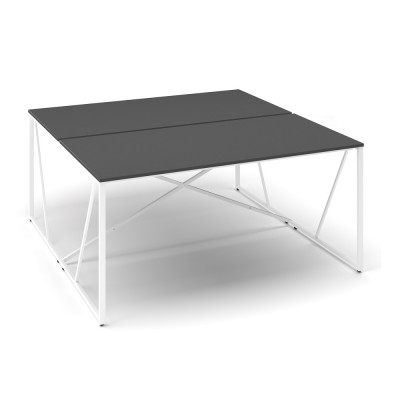Stůl ProX 158 x 163 cm, Grafit / bílá