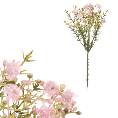 Gypsophila v trsu, barva růžová. Cena za 1 ks. Ve svazku 6 ks. SG6146 PINK