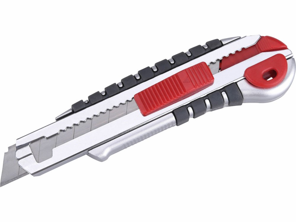 Nůž ulamovací s kovovou výstuhou a zásobníkem, 18mm Auto-lock EXTOL-PREMIUM