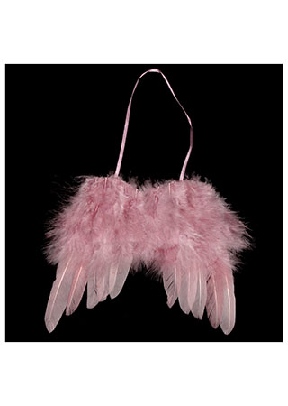 Andělská křídla z peří, růžové, baleno 1 ks v polybag. Cena za 1 ks. AK6110-PINK