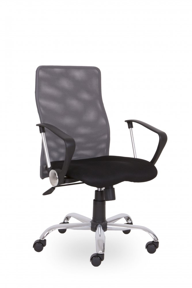 Kancelářská židle Roma šedá