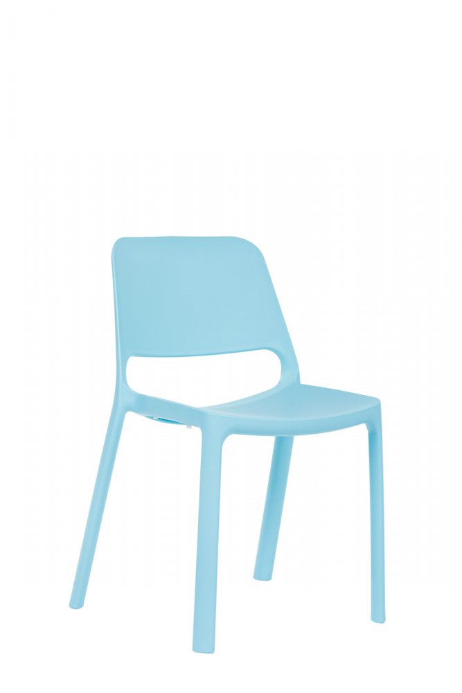 Antares celoplastová designová židle PIXEL světle modrá