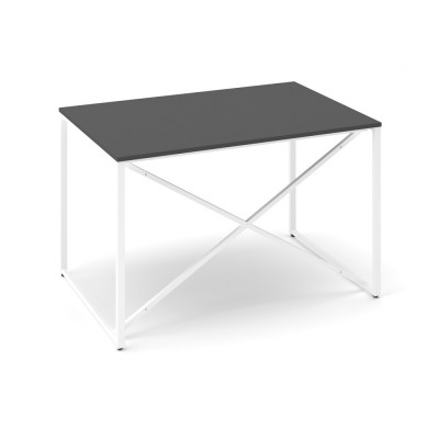 Stůl ProX 118 x 80 cm, Grafit / bílá