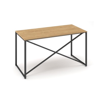 Stůl ProX 138 x 67 cm, Dub hamilton / grafit