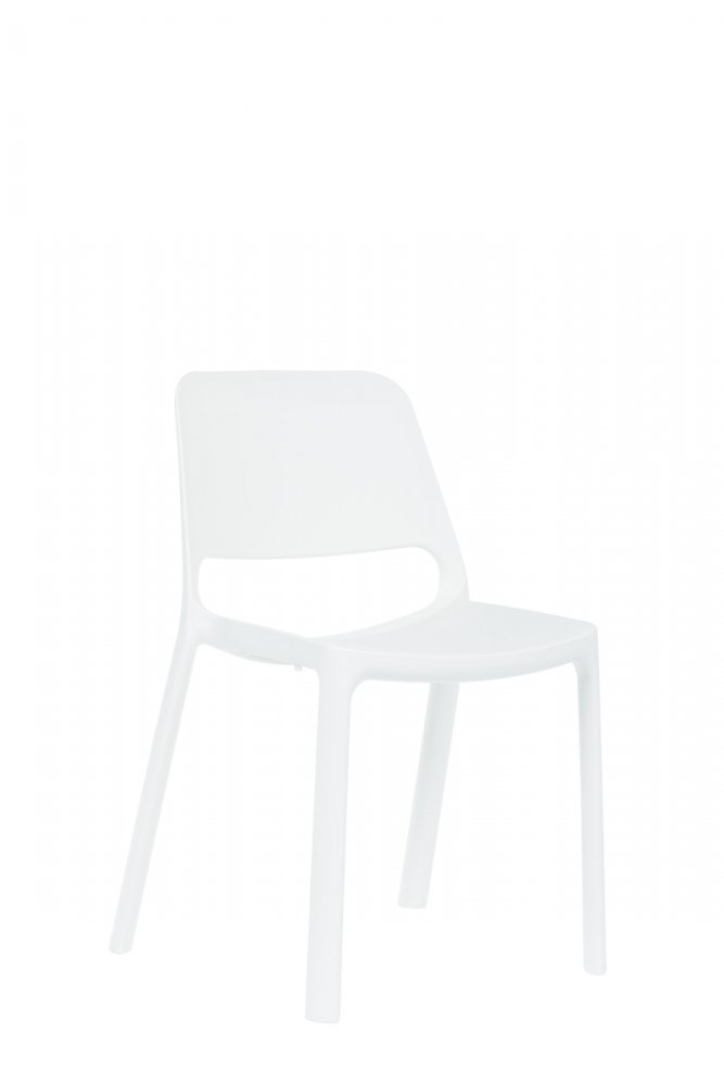 Antares celoplastová designová židle PIXEL bílá