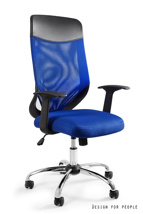 UNIQUE kancelářská židle MOBI PLUS modrá