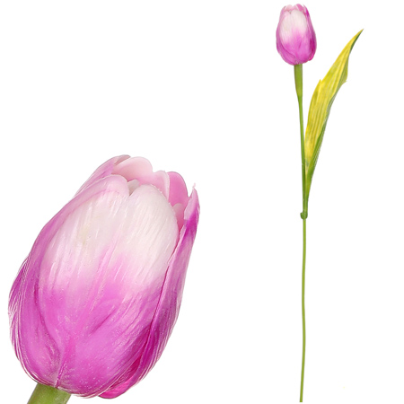 Tulipán plastový ve fialové barvě. Cena za 1ks. Ve svazku 12ks. SG60104 PUR