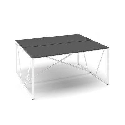 Stůl ProX 158 x 137 cm, Grafit / bílá