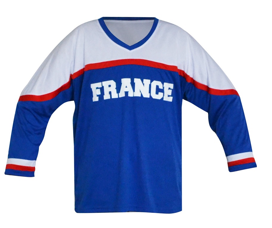 Hokejový dres Francie 1 vel.L XL